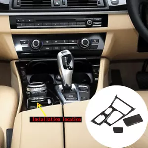 RHD Car Center Console Gear Panel Cover Trim For BMW 5 Series F10 2011-2017 - Picture 1 of 12