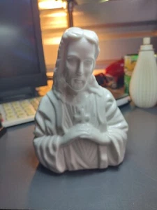 Seltene Vintage Porzellan Jesus Christus Figur weiß 6" - Bild 1 von 5
