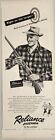 1940's Print Ad Reliance Ensenada Wool Sports Shirts Man & Shotgun Chicago,IL