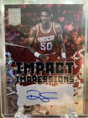 Ralph Sampson 2021-22 Elite Impact Impressions Auto Autograph #RSA Rockets🔥💎🏀 - Image 1 of 2