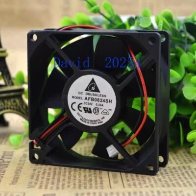 Delta AFB0824SH 8025 24V 0.33A 8CM 2-wire (lead type) cooling fan - Image 1 of 4
