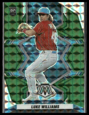 Luke Williams #257 2022 Panini Mosaic Green Mosaic Miami Marlins - Image 1 of 2