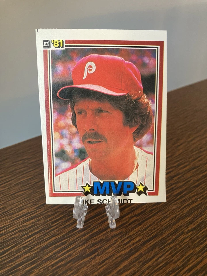 1981 Donruss Mike Schmidt #590 Philadelphia Phillies Rare Miscut Error HOF GOAT - Image 1 of 2
