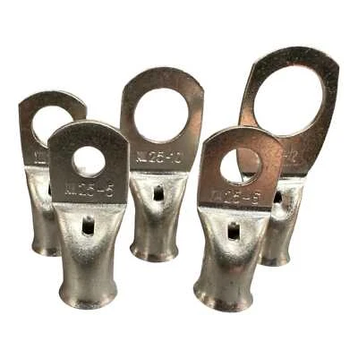 Copper Tube Terminals 25mm Cable Battery Starter Cable Lugs Eyelets Tags Crimp - Image 1 of 4