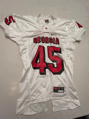 Georgia Bulldogs 2009 Nike Game Jersey #45 NOS W/tags Large L Shirt SEC - Image 1 of 4