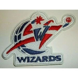 Washington Wizards Embroidered PATCH~3 5/8 x 2 5/8~Iron Sew On~NBA~Ships FREE - Picture 1 of 1