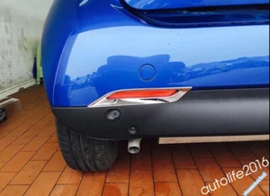 Chrome Rear Tail Fog Lights Lamp Trim For Smart Fortwo 2015 - 2018 Exterior Kit - Bild 1 von 4