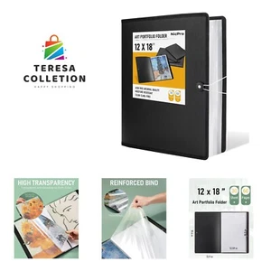 12x18" Kunst Portfolio Ordner, 30 Taschen Display 60 Seiten Kunst Malerei Portfol... - Bild 1 von 8