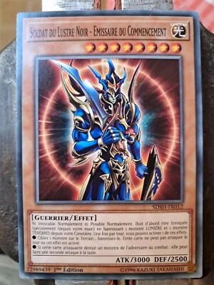 Yu-Gi-Oh! Soldat du Lustre Noir - Emissaire du Commencement SDSH-FR012 1st - Photo 1/3