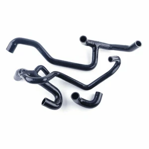 BLACK Silicone Radiator Cooling  Hoses For 98-04 99 02 Land Rover Discovery 2 V8 - Picture 1 of 7