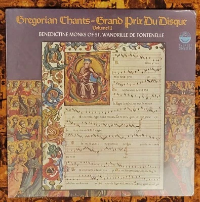 Gregorian Chants - Grand Prix Du Disque Vol. III Benedictine Monks Everest 3426 - Image 1 of 2