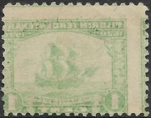 548 1 Cent Pilgrim Tricentenary With Offset on the Reverse Used - Picture 1 of 2