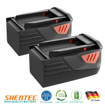 SHENTEC Batería de iones de litio 2X 36V 4.0AH para Hilti B36 B36V WSR 36-A WSC 7.25-A WSC 7.25-A36