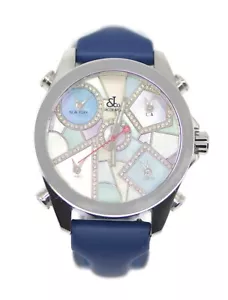 Jacob & Co 5 Time Zone Diamond Stainless Steel Watch JCM-118DA - Picture 1 of 3