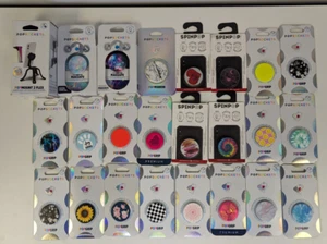 Poignée et support téléphone PopSockets et Spinpop PopGrip avec dessus interchangeable - Photo 1 sur 59
