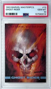 1993 Marvel Masterpieces Ghost Rider #13 PSA 10 GEM MINT - Picture 1 of 2