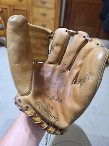 Guante de béisbol juvenil vintage "Larry Jackson" Rawlings G250 diseño profesional - Imagen 1 de 11