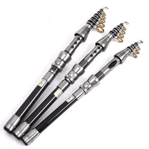 1.5/1.8/2.1M Telescopic Fishing Rod High Carbon Fiber Spinning Carp Feeder Bait - Picture 1 of 16