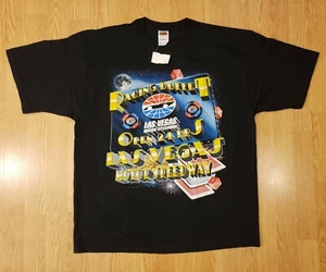 Vintage NASCAR T Shirt Las Vegas Motor Speedway Double Sided Graphic Mens XL - Picture 1 of 10