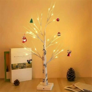Twig Tree White Simulation Tree Lights LED Light Up Christmas Birch Tree Lights - Picture 1 of 8