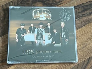 US5 & ROBIN GIBB Too Much Heaven 2007 EURO DVD single FACTORY SEALED bee gees - Picture 1 of 4