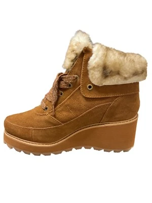 Botas de cuña con cordones Roxy Alpine Collection Alma marrón castaño talla 10 Foto 1 de 4