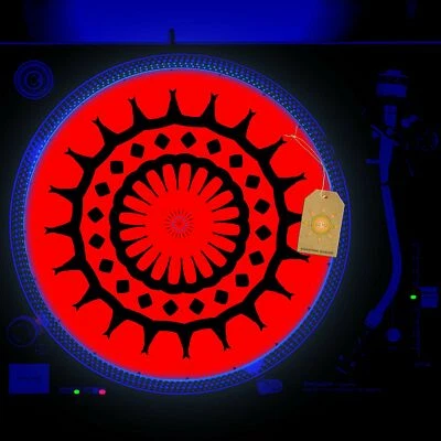 Native Turntable Slipmat GLOW BLACKLIGHT 12 inch for DJ Vinyl LP - Image 1 of 2