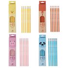 12Pcs Pencils Set with Erasers Students Drawing Pencils Lead