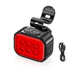 LED Bike Front Light USB Rechargeable Headlight Rear Taillight Bicycle Lamp New