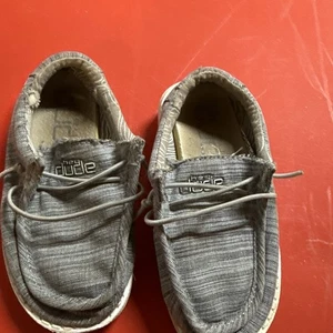 Hey Dude Wally Toddler Boys slip on shoes Gray Stone Size K8 - Picture 1 of 10