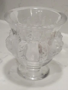 Lalique France Dampierre Spatz Vogel Milchglas Vase signiert - Bild 1 von 5
