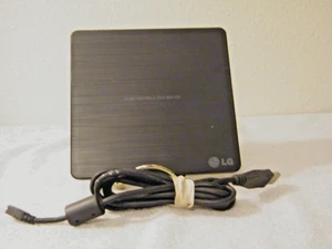 UNIDAD EXTERNA PORTÁTIL LG SLIM ORIGINAL GRABADORA DE DVD CON CABLE USB (SP60NB50) - Imagen 1 de 4