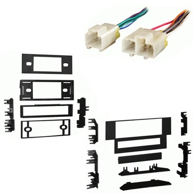 Fits Nissan NX 1991-1993 Single DIN Aftermarket Harness Radio Install Dash Kit - Image 1 of 3