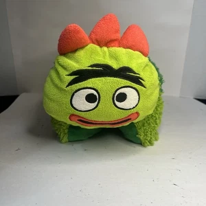 Cuscino peluche animale domestico 'Yo Gabba Gabba' brobee verde peluche bambini spettacolo - Foto 1 di 14
