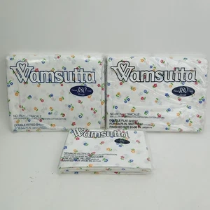 Wamsutta Mayflower Set Double 1 Fitted, 1 Flat Sheet & 2 Standard Pillowcases - Picture 1 of 7