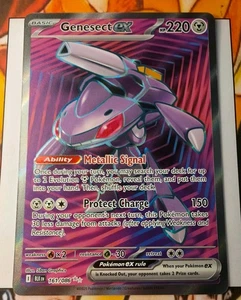 Pokémon TCG Black Bolt Genesect EX Full Art Card 161/086 - Picture 1 of 2