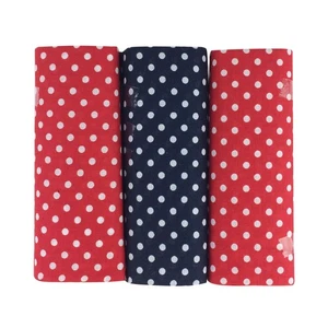 Polka Dot Mens Handkerchiefs Red & Black Large 55" Assorted 3 Pack - Picture 1 of 7