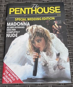 MADONNA BRITISH PENTHOUSE WEDDING ISSUE MTV MUSIC AWARDS VIRGIN PROMO COVER SHOT - Picture 1 of 4