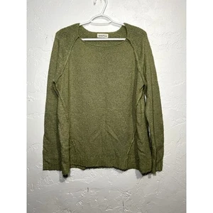 Anthropologie Mustard seed green sweater womens medium cozy casual loungewear - Picture 1 of 6