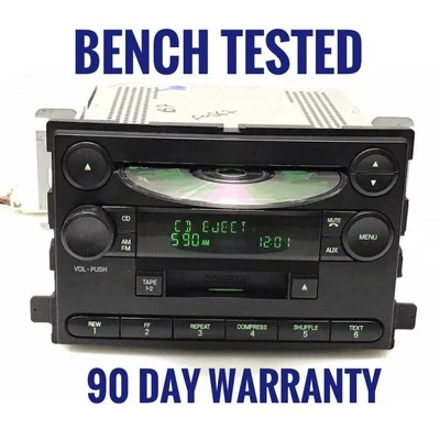 Ford Freestar 2004-2005 Factory Stereo Tape CD Player OEM "FO567" - Image 1 of 4