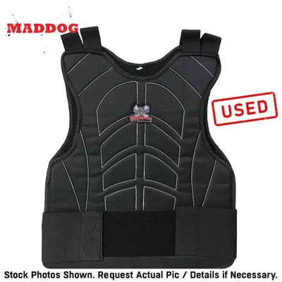 LIQUIDACIÓN Maddog Deportes Paintball Airsoft Protector de Pecho Acolchado Negro Foto 1 de 4