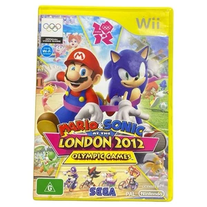 Mario & Sonic at The London 2012 Olympic Games Nintendo Wii Game No Manual OOP - Picture 1 of 7