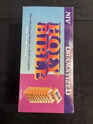 Holy Bible International Version Audio 46* Cassettes Dramatized ,Steven Johnston - Image 1 of 4