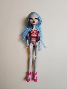 Ghoulia Yelps Monster High Puppe Gen 1 1st Wave weiße Gummibänder unvollständig lose - Bild 1 von 7