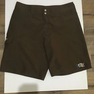 Mens Size M Mango Brown Surf Board Shorts - Picture 1 of 6