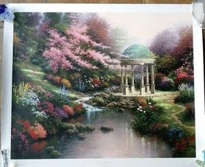Thomas Kinkade "Pools of Serenity" #2408/4850 Druck auf Papier mit Echtheit - Bild 1 von 11