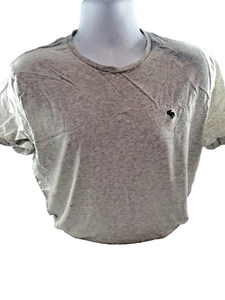 Abercrombie & Fitch Grau T-Shirt Herren Kurzarm Logo Rundhals - Bild 1 von 3