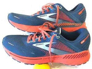 Brooks Adrenaline GTS 22 Herren Gr. 10 Laufschuhe Navy Royal Blau Orange 44 - Bild 1 von 12