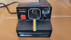 Vintage Polaroid Time-Zero OneStep Black Rainbow Stripe Land Camera WORKS!