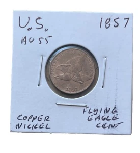 1857 Flying Eagle Cent AU - Picture 1 of 2